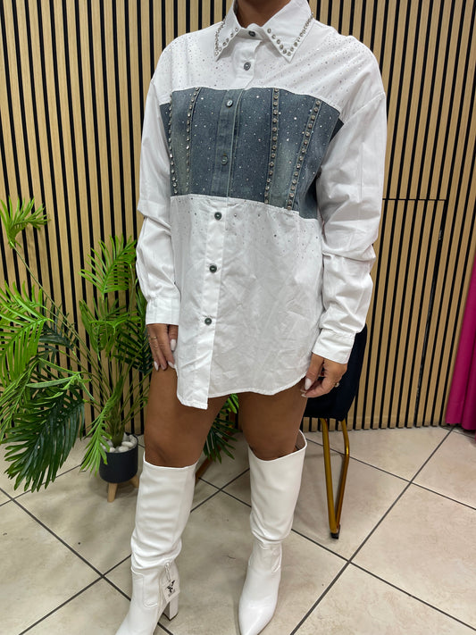 Camicia SHINE & Denim oversize
