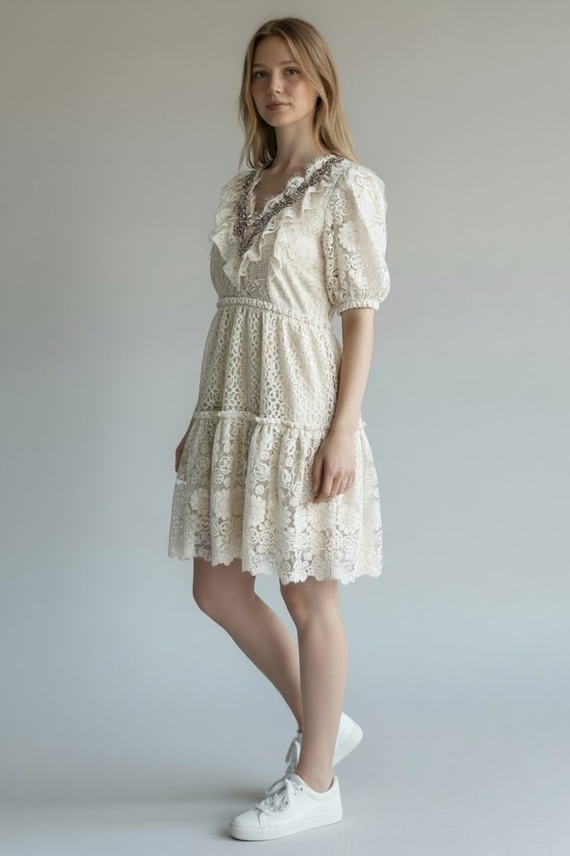 Vestito macramè