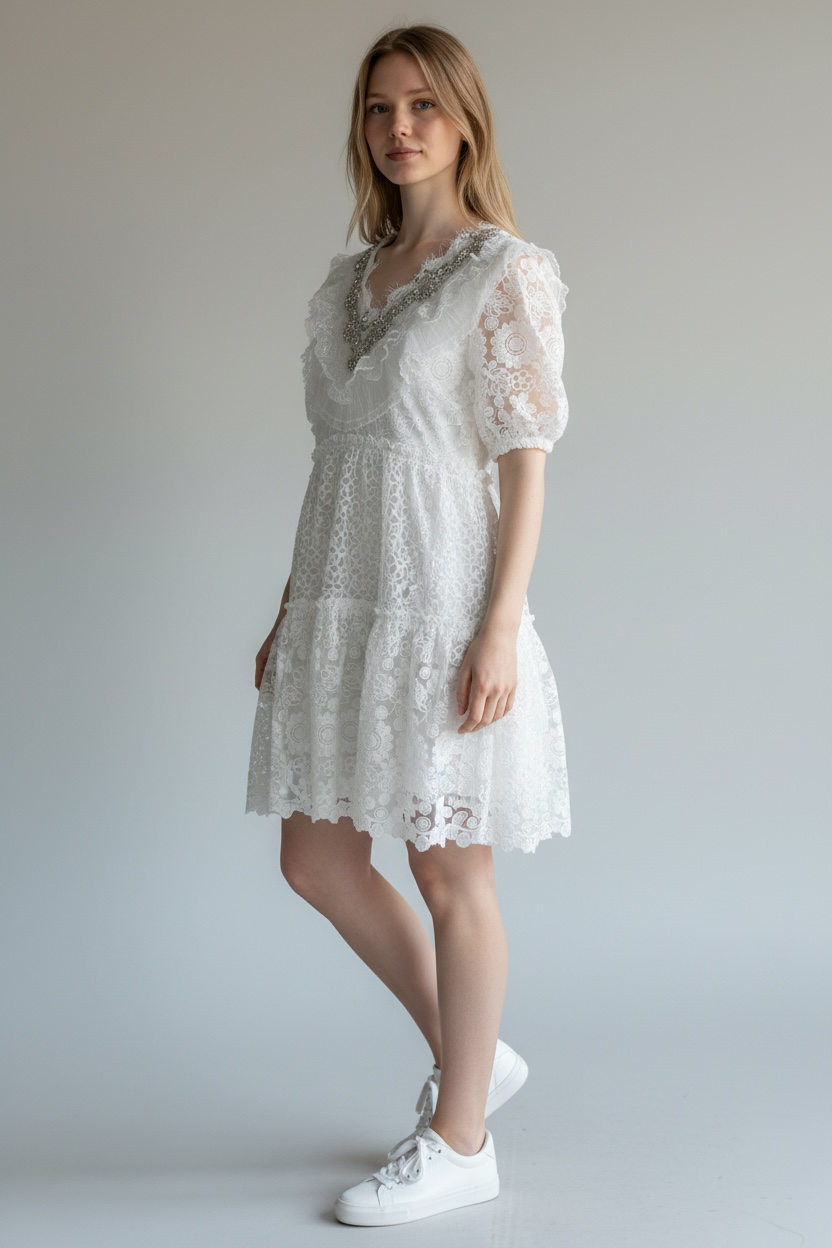 Vestito macramè