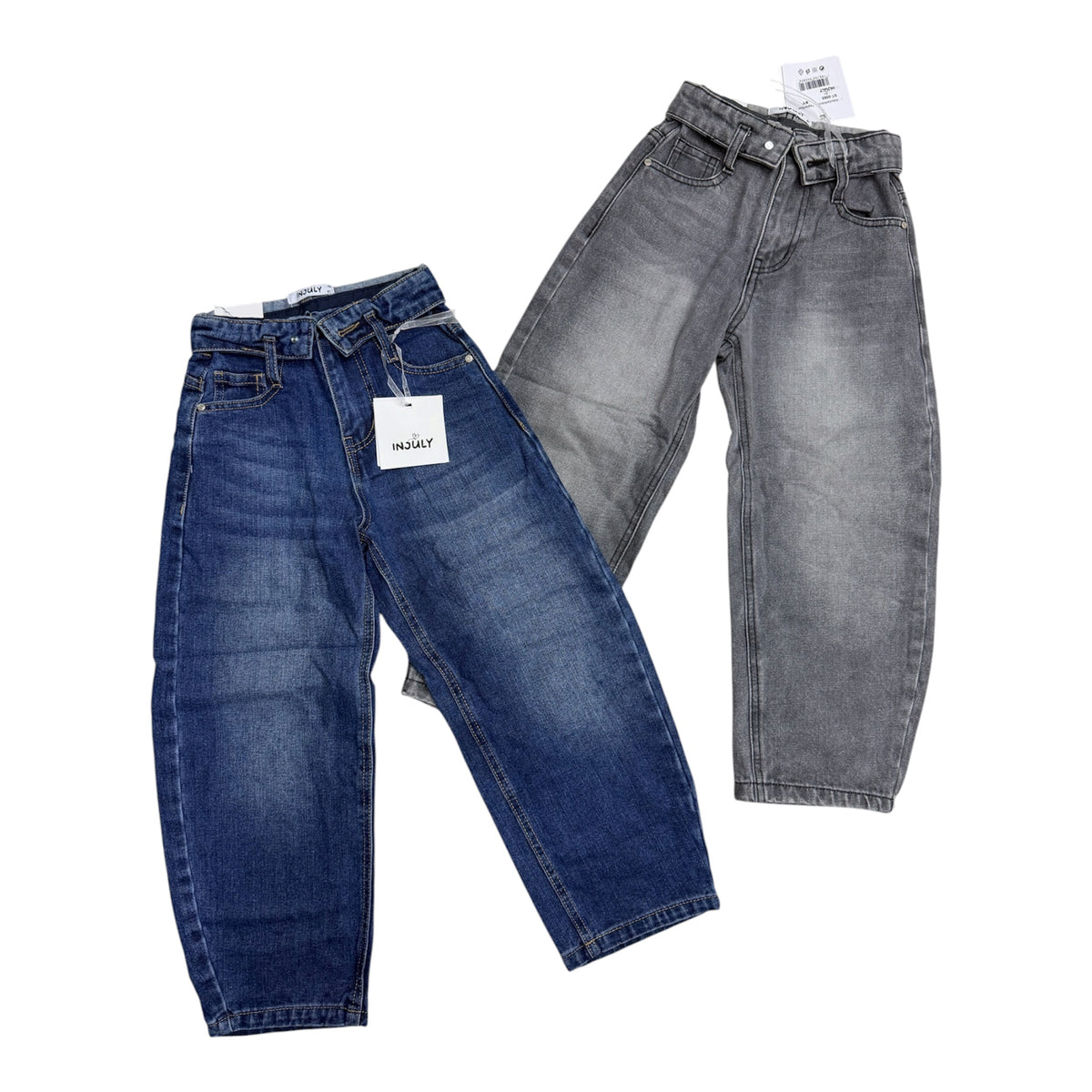 Jeans risvolto silver