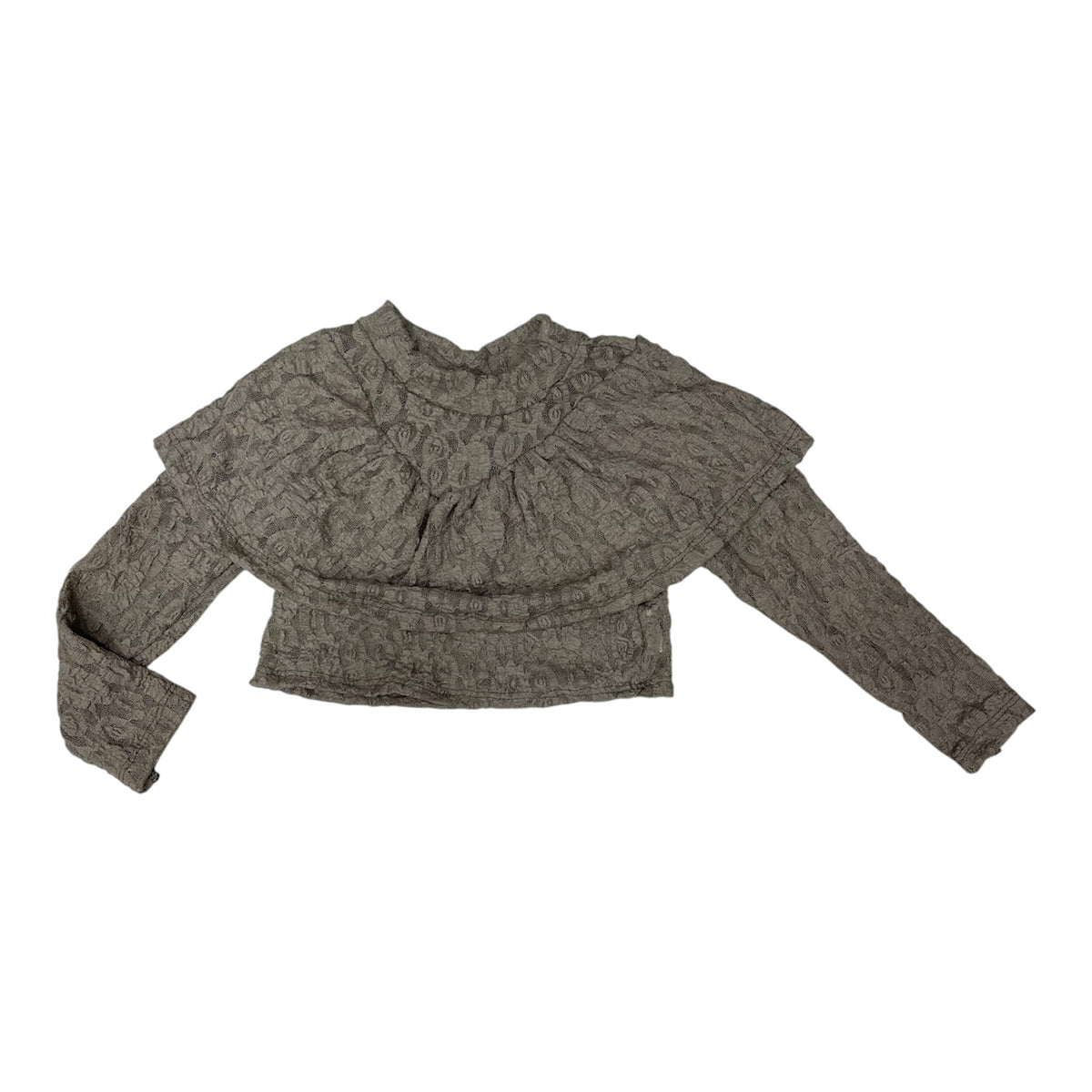 Maglia crop pizzo