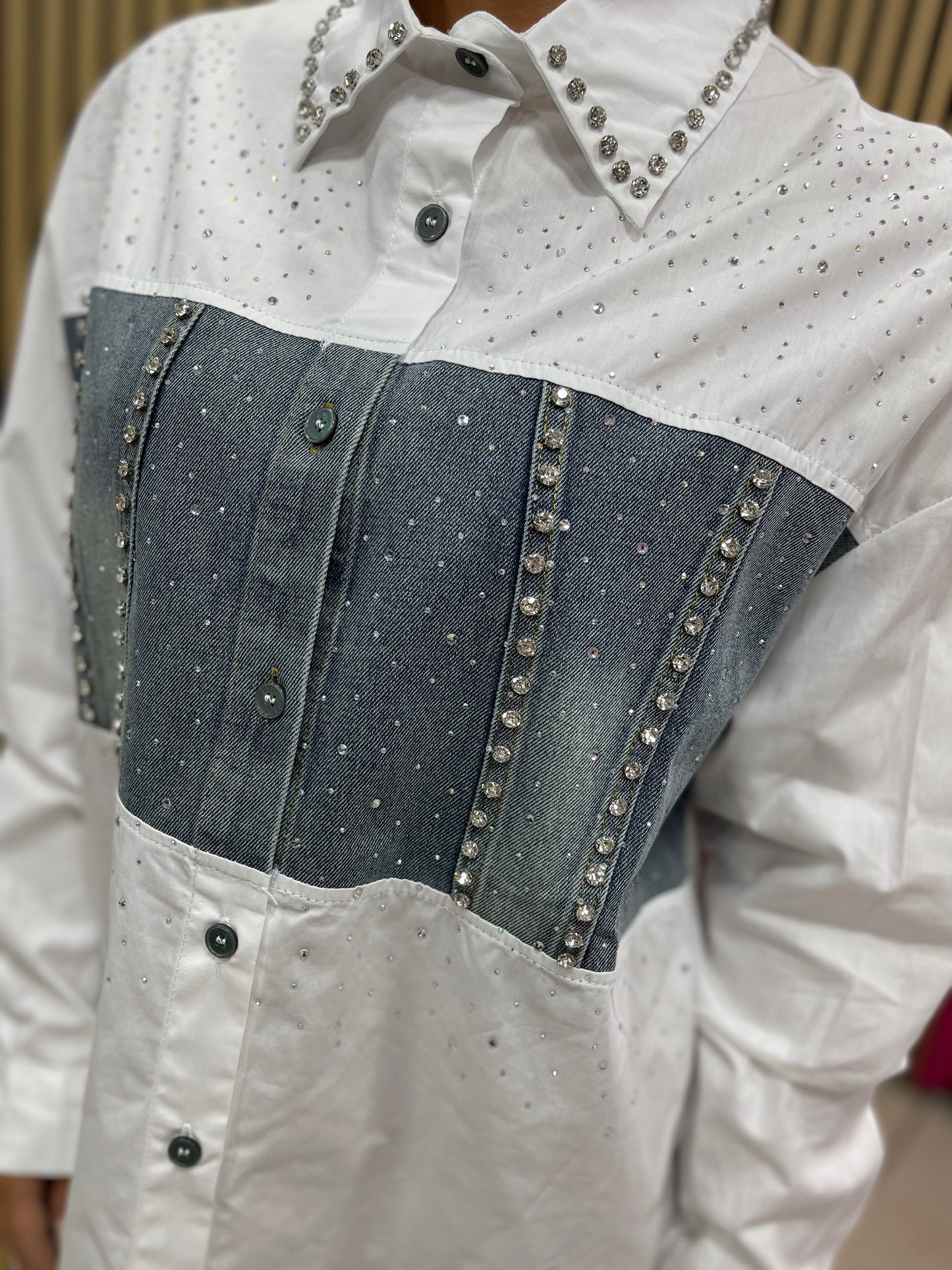 Camicia SHINE & Denim oversize