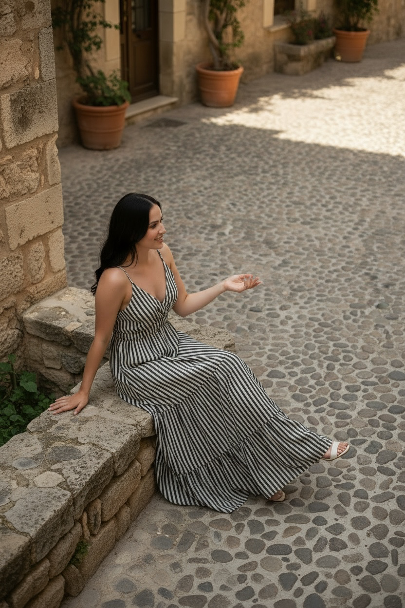 Vestito in lino Bea