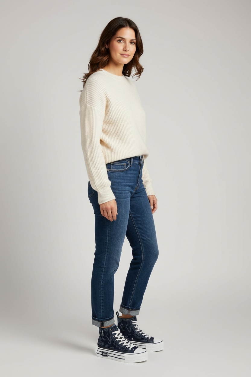 Sneakers jeans