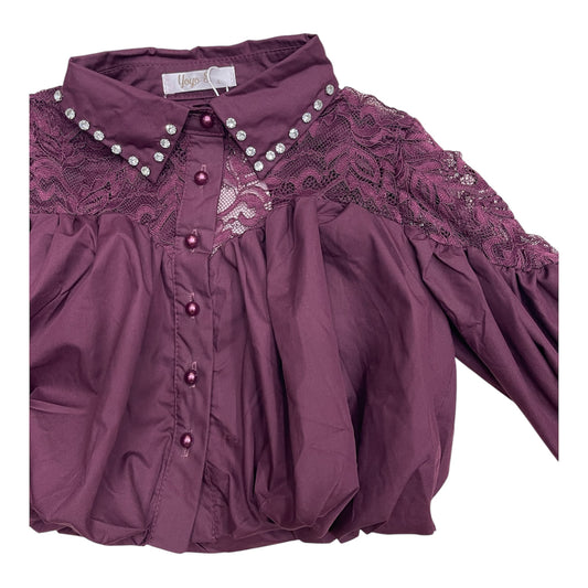Camicia Burgundy crop